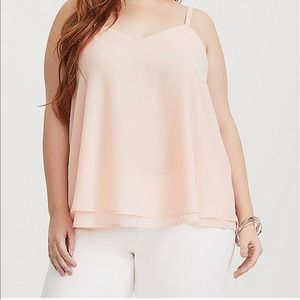 Peach Chiffon Cami